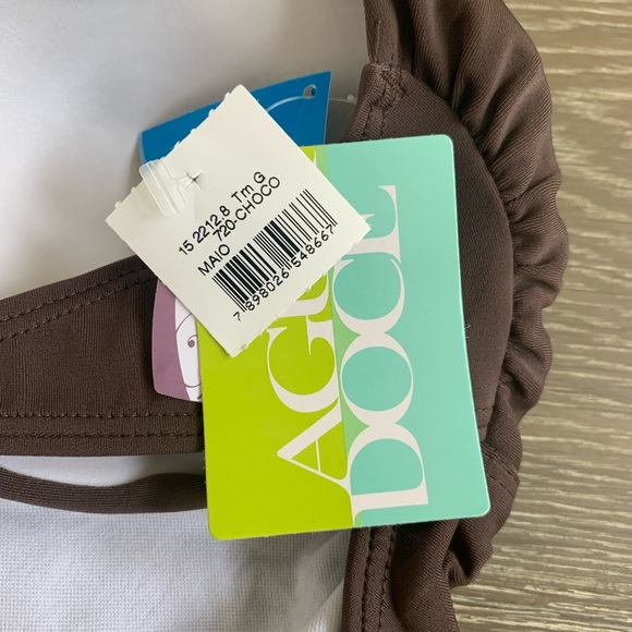 Agua Doce brown bandeau one-piece swimsuit - Picture 4 of 7